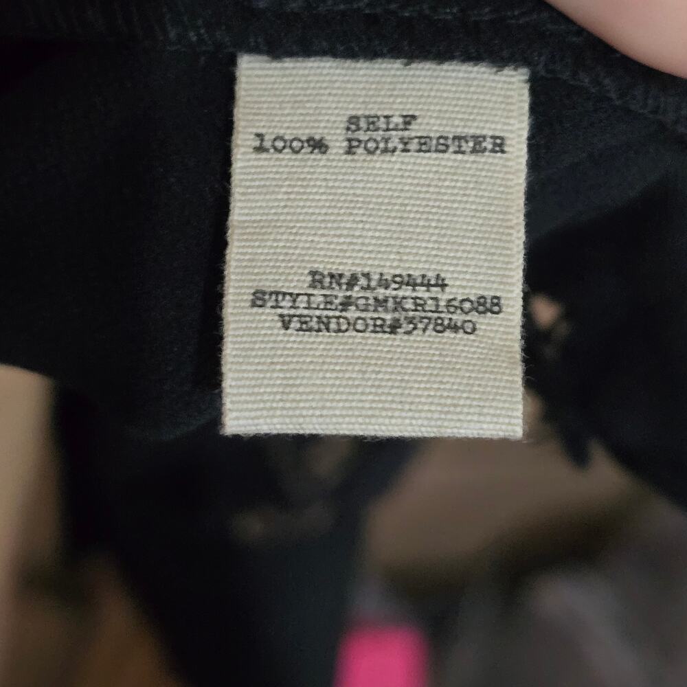 Gimmicks Black Lace up front top with cutout detail small NWOT - Picture 7 of 7